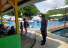 Polsek Gebang Polresta Cirebon Laksanakan Patroli dan Himbauan Kamtibmas di Objek Wisata Kolam Renang Citra Loka