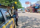 Antisipasi Kemacetan dan tawuran pelajar, Polsek Lemahabang laksanakan patroli pada jam pulang sekolah.