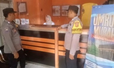 Polsek Panguragan Polresta Cirebon Gelar Patroli Siang, Sambangi Sejumlah Objek Vital