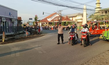 Gatur Pagi Polsek Pabuaran Polresta Cirebon, Hadirkan Rasa Aman dan Pelayanan Prima