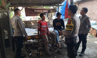 Patroli Dialogis Polsek Arjawinangun Polresta Cirebon, Sampaikan Pesan Kamtibmas kepada Remaja