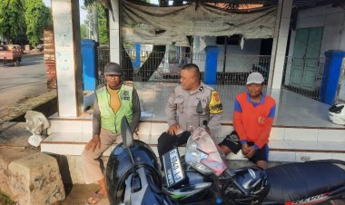Bhabinkamtibmas Polsek Gegesik Polresta Cirebon Sambang Dialogis Bersama Tokoh Masyarakat