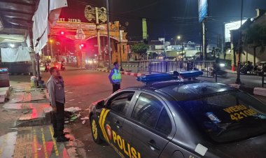 Kapolsek Weru Polresta Cirebon Pimpin Langsung Patroli Malam, Jaga Kondusifitas Wilayah