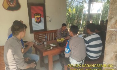 Polsek Karangsembung Gelar Anev Mingguan, Tingkatkan Kinerja dan Pelayanan kepada Masyarakat