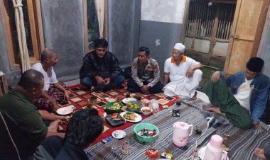 Bhabinkamtibmas Pangenan Jalin Sinergi Jaga Kamtibmas