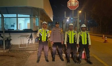 Polsek Astanajapura Polresta Cirebon Intensifkan Patroli Objek Vital, Antisipasi Gangguan Kamtibm