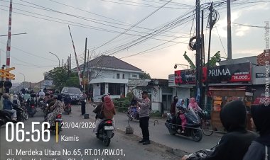 Polsek Pabuaran Polresta Cirebon Rutin Patroli Siang, Jaga Kamtibmas Tetap Kondusif