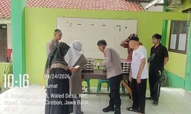 Polsek Waled Pantau Program Gizi di Waledkota